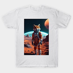 Cosmic Vulpine Odyssey T-Shirt